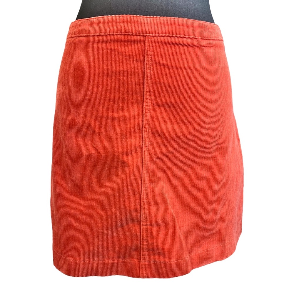 FOREVER 21 ☆ Coral Corduroy A-line Mini Skirt ☆ Size Medium